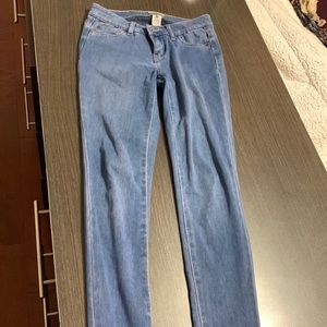 Light blue skinny jeans